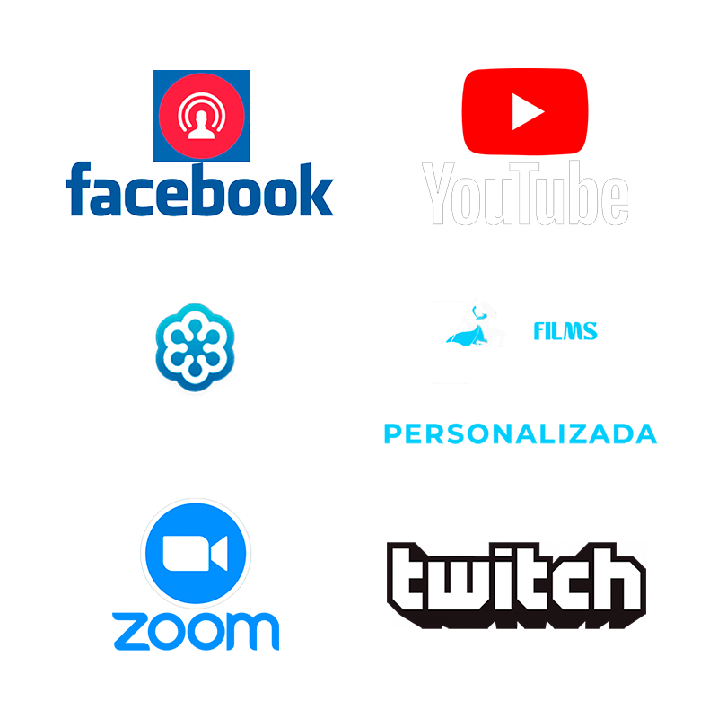 Landing personalizada de emisión en directo