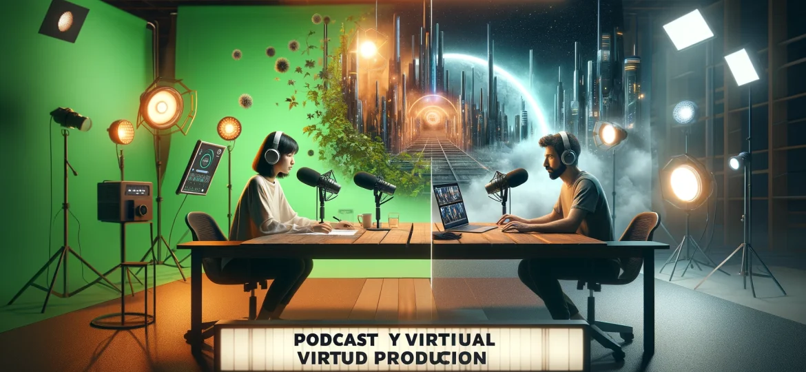 Podcast y virtual production