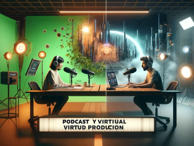 Podcast y virtual production